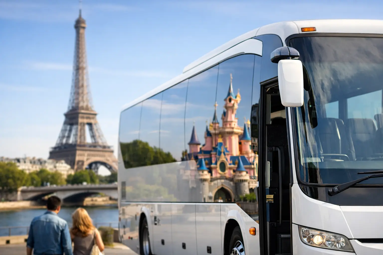 Is There a Shuttle Bus from Paris to Disneyland?