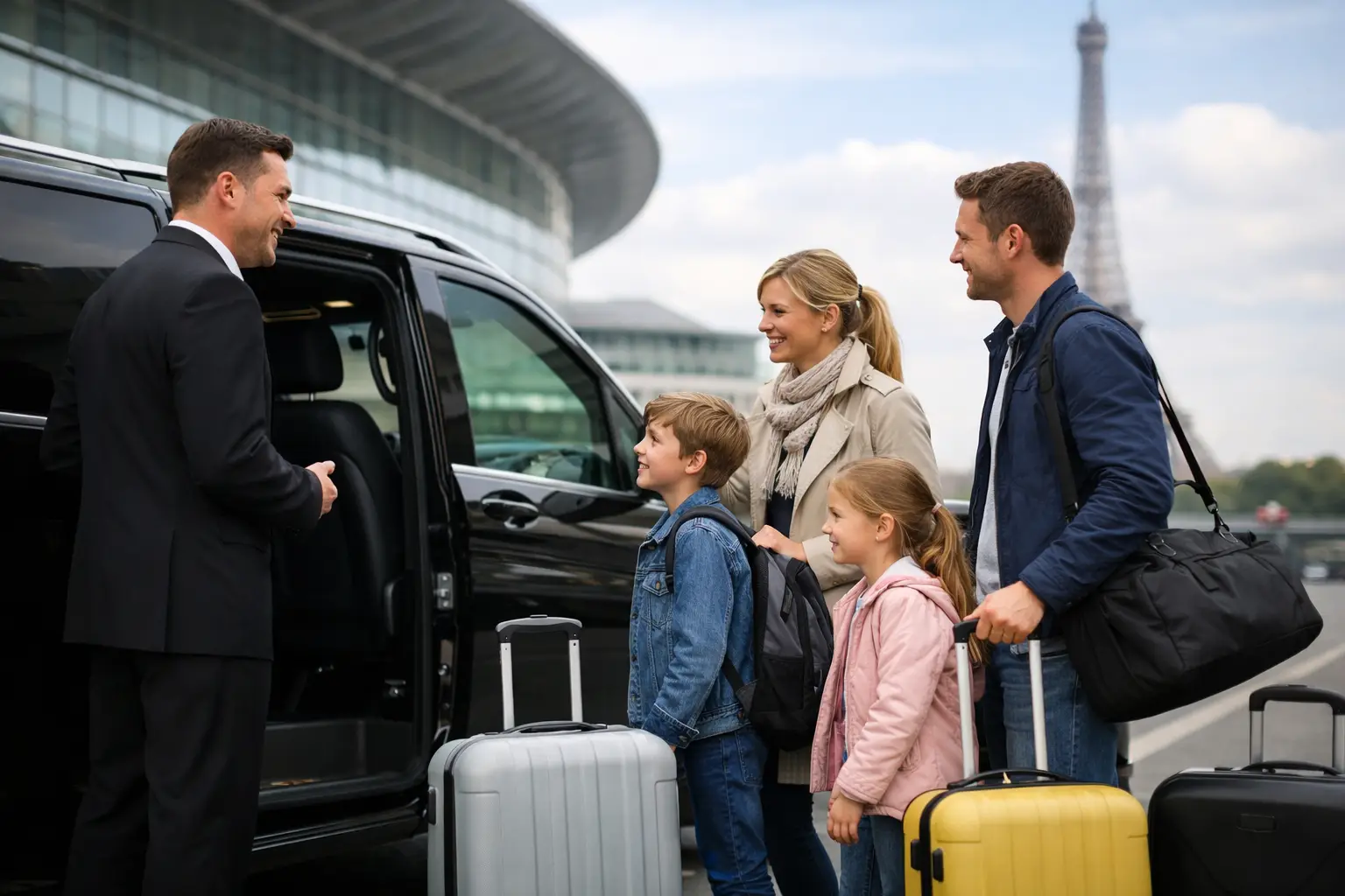 How to Organise a Family Airport Transfer in Paris