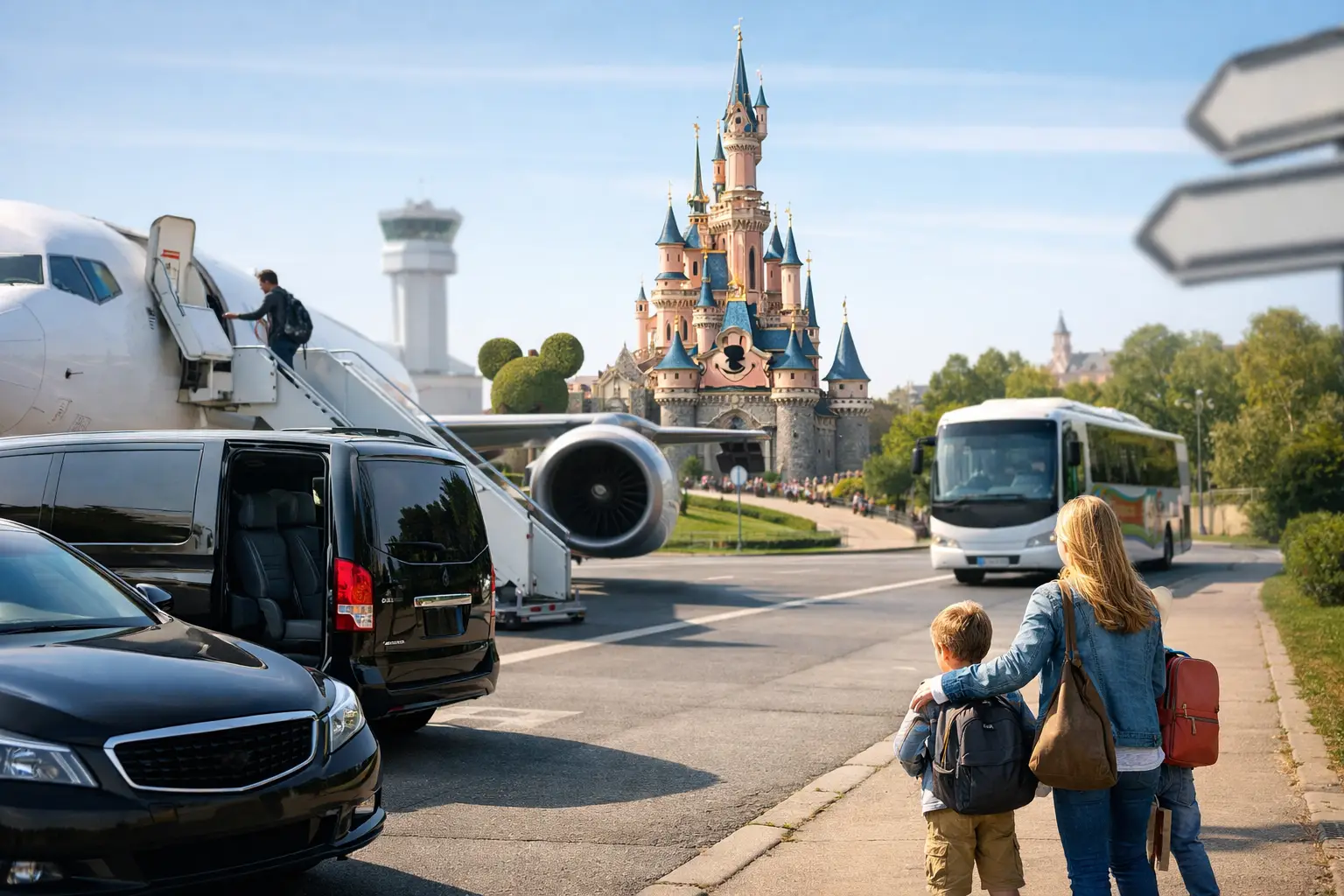 Orly to Disneyland Paris Transfer Options