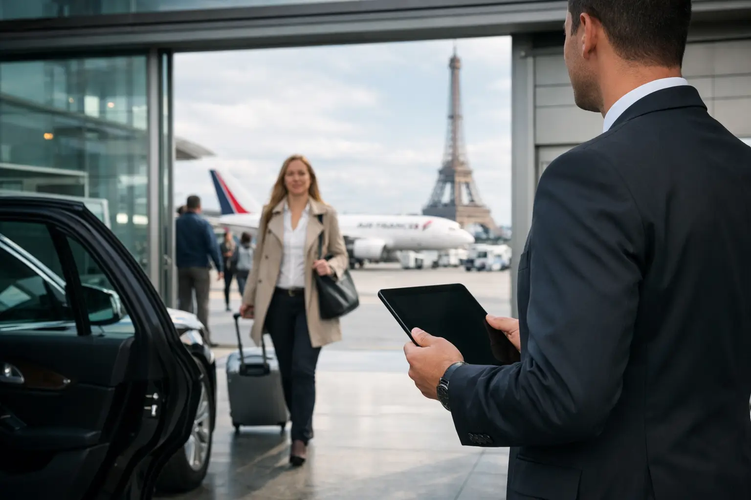 Airport Pickup Instructions for Paris Arrivals